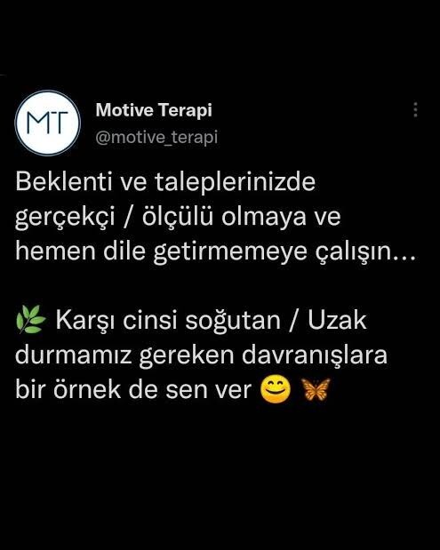 Karşı cinsten beklentiniz nedir?