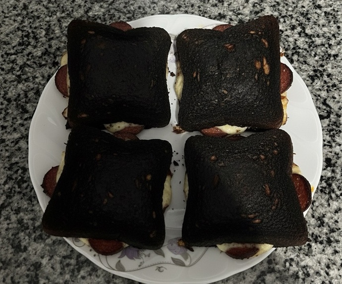 Tost yaptım ama bir şeyler ters gitti. Sebebi ne?