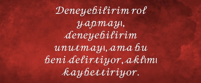 -mış gibi yapabiliyor musun?