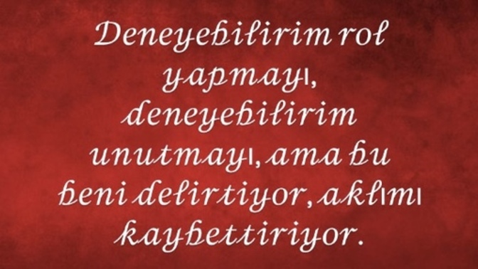 -mış gibi yapabiliyor musun?