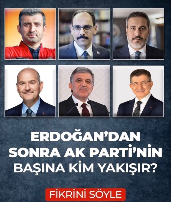Erdoğandan sonra partisinin başına bunlardan hangisi yakışır?