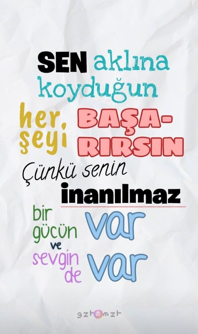 Karşındaki kişiye motivasyon sağlamak için hangi cümleyi kullanırsın?