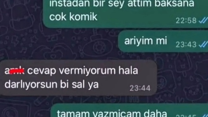 Mesajınıza cevap gelmezse ikinci mesajı atar mısınız?
