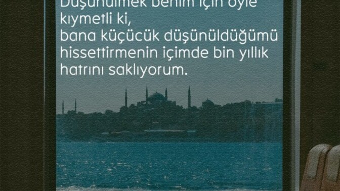Sizi düşünen biri var mı?