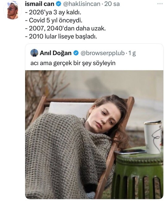 Acı ama gerçek bir şey söyleyin?