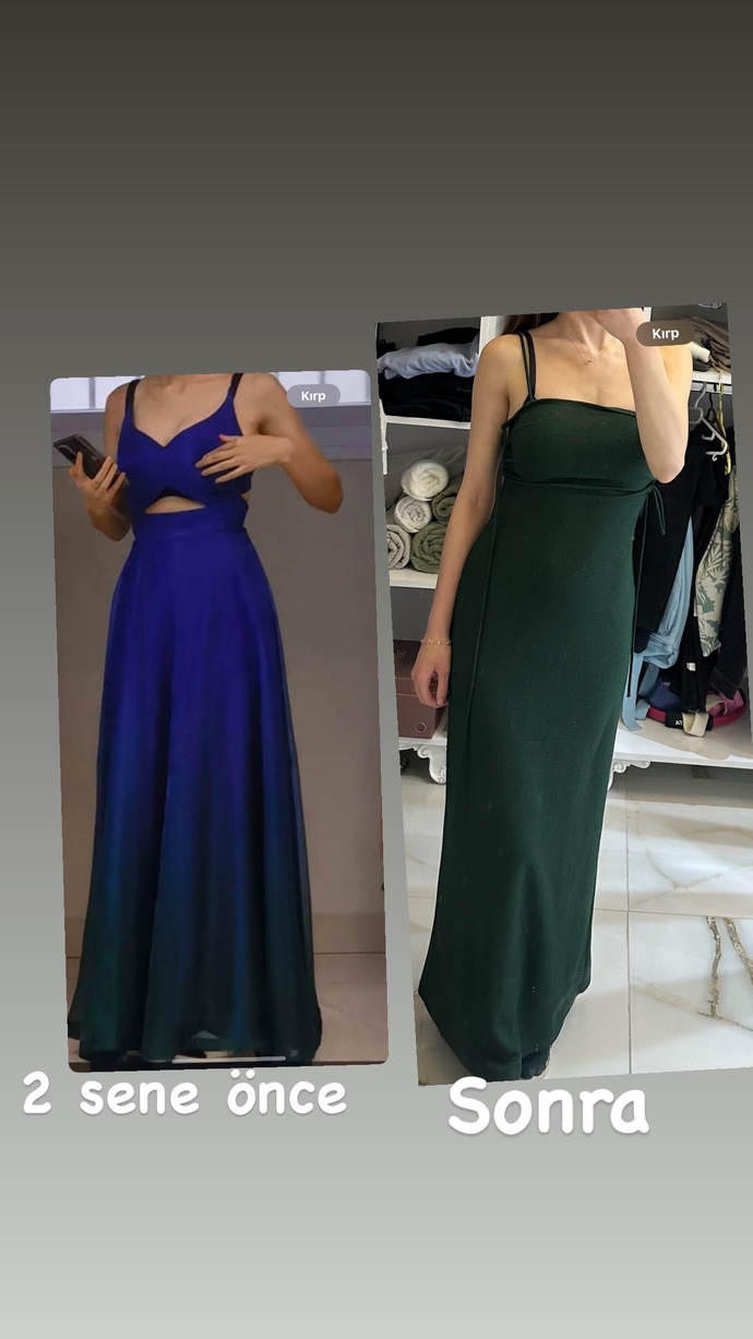 Daha mi zayıflamışım kilo mu almişim eski halime göre?