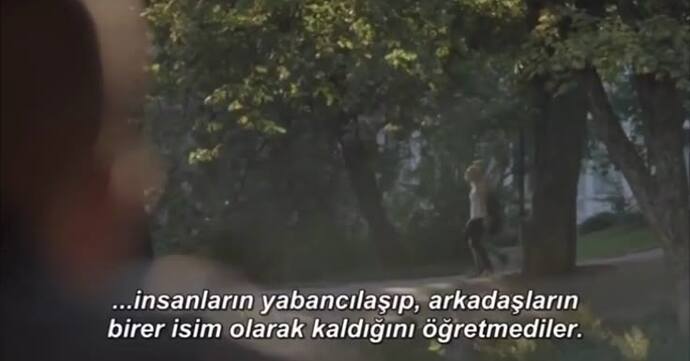Hangi filmden bilmiyorum ama çok sevmiştim