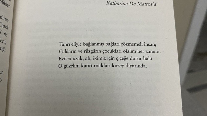 Anlık olarak aklınıza kalan bir sözü paylaşır mısınız?