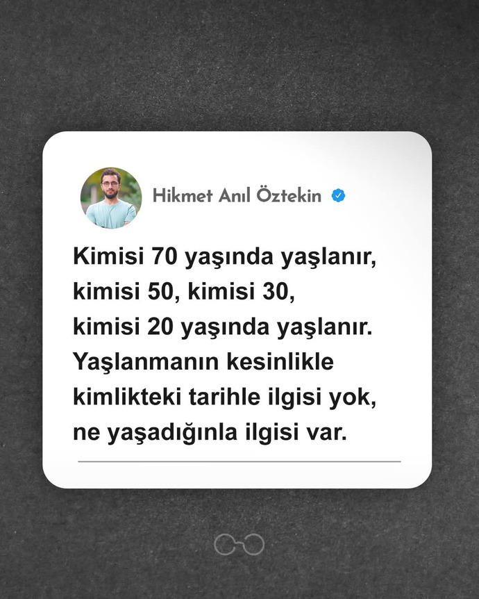 Siz kaç yaşında yaşlandınız?