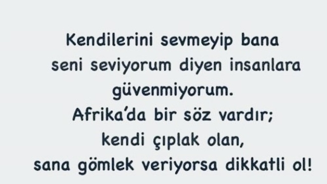 Seni seviyorum 🫶🏼 diyen bir kişi bırakır gider mi?