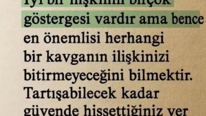 Sizce bir ilişkide tartışabilmek mi güvenin göstergesidir, yoksa hiç kavga etmemek mi?