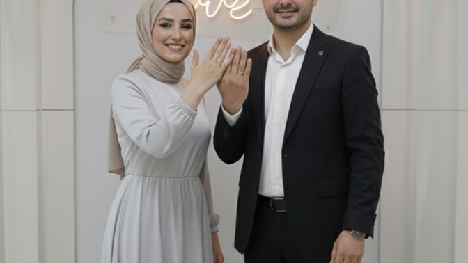 Ve sonunda:).. nişanlandım?
