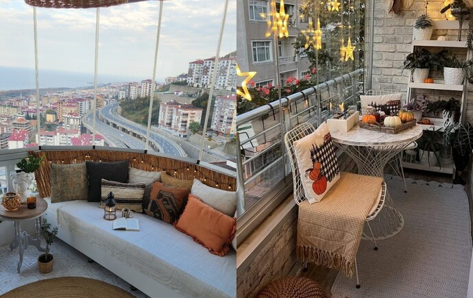 Sonbaharda balkonunuzu nasıl kullanıma açarsınız?