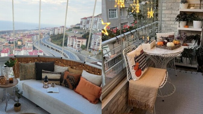 Sonbaharda balkonunuzu nasıl kullanıma açarsınız?