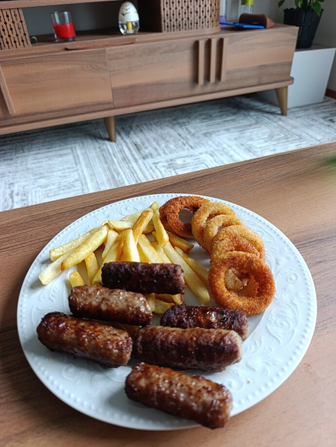 Donmuş patates sorunu ve kahvaltim?
