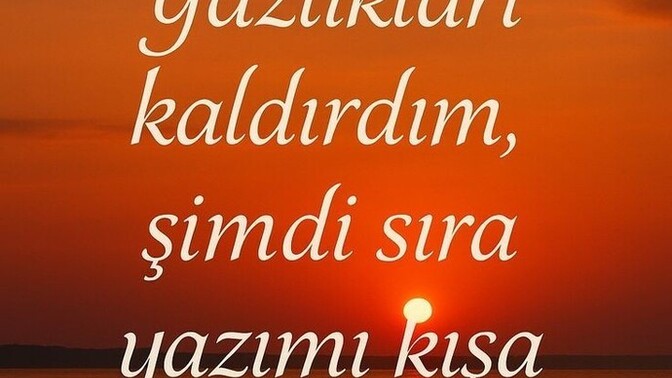 Yazlıkları kaldırdınız mı?
