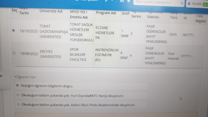 Burs/öğrenim kredisi başvuracağım yardımcı olur musunuz?
