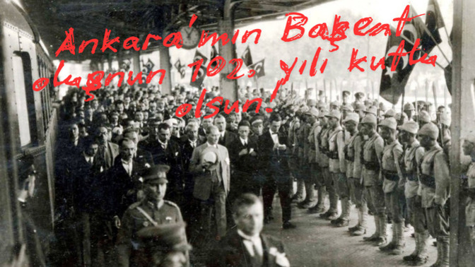 Bugün,  Ankara 'nın başkent oluşunun 102. yıl dönümü! Ankara'ya dair güzel birkaç şey söylemek ister misin?