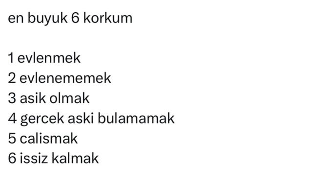 Sizde de durumlar böyle mi?😂 En büyük korkunuz nedir?