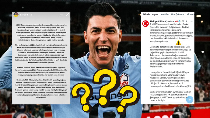 Milli Takımda Berke Özer krizi tepkilere neden oldu! Sizce Berke Özer hakkındaki söylemlerde haklılık payı var mı?