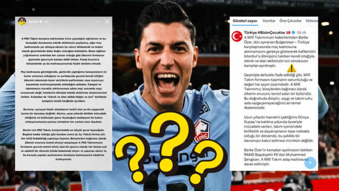 Milli Takım'da Berke Özer krizi tepkilere neden oldu! Sizce Berke Özer hakkındaki söylemlerde haklılık payı var mı?