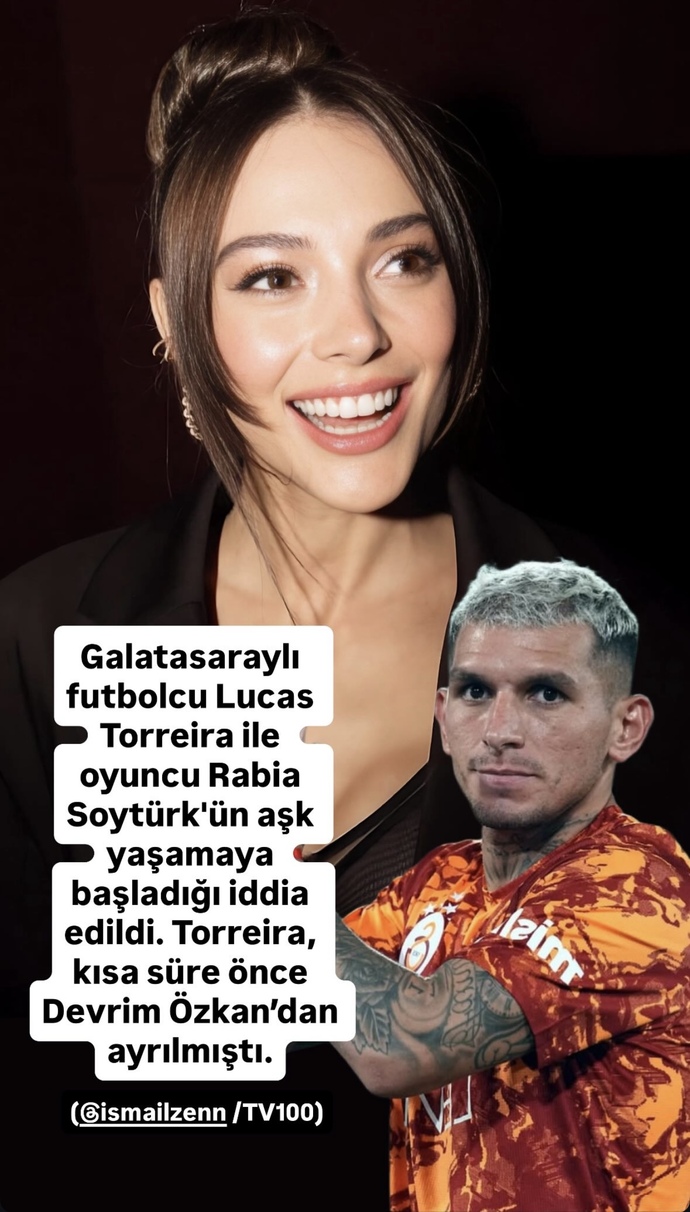 Lucas Torreira Yeni Aşkı Rabia soytürk! Kadınlar bu adam da ne buluyor ya. 🤮?
