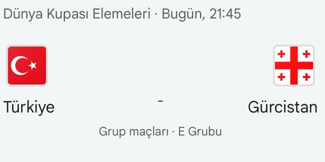 Evet KS canlar bugün milli maç günü kim kazanır?