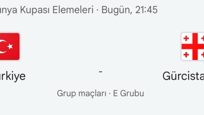 Evet KS canlar bugün milli maç günü kim kazanır?