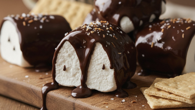Çikolata soslu marşmellow sever misiniz?