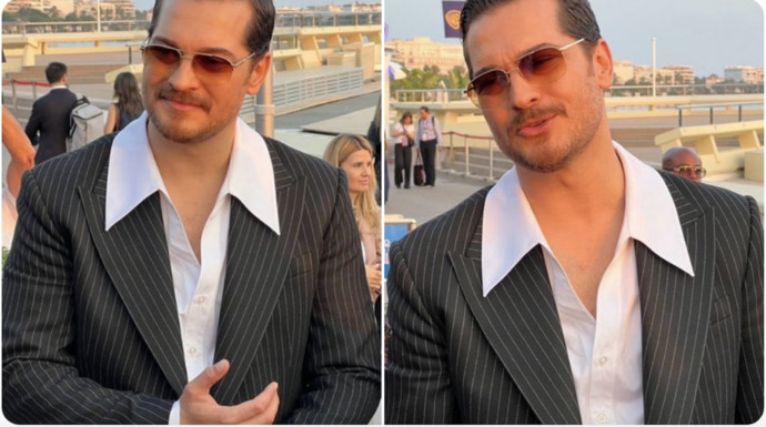 Cannes Sokaklarında Çağatay Ulusoy rüzgarı! Yakışıklılık çıtasını daha ne kadar yükseltecek?