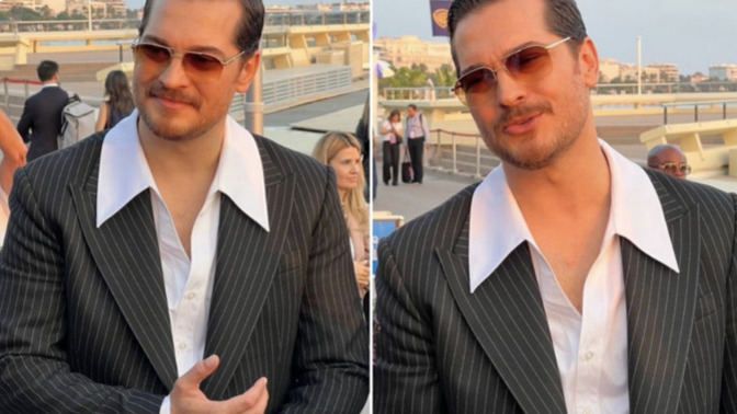 Cannes Sokaklarında Çağatay Ulusoy rüzgarı! Yakışıklılık çıtasını daha ne kadar yükseltecek?