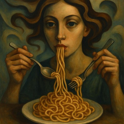 Spagettiyi çatal-kaşıkla yemek yanlış mı?