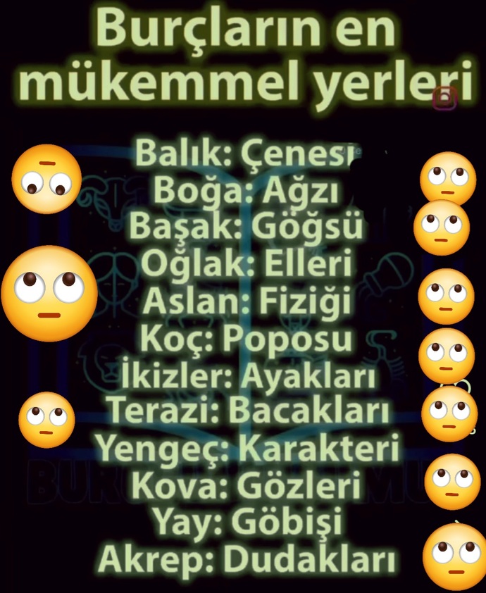 Burçlarınen mükemmel yerleri neresi 😄?
