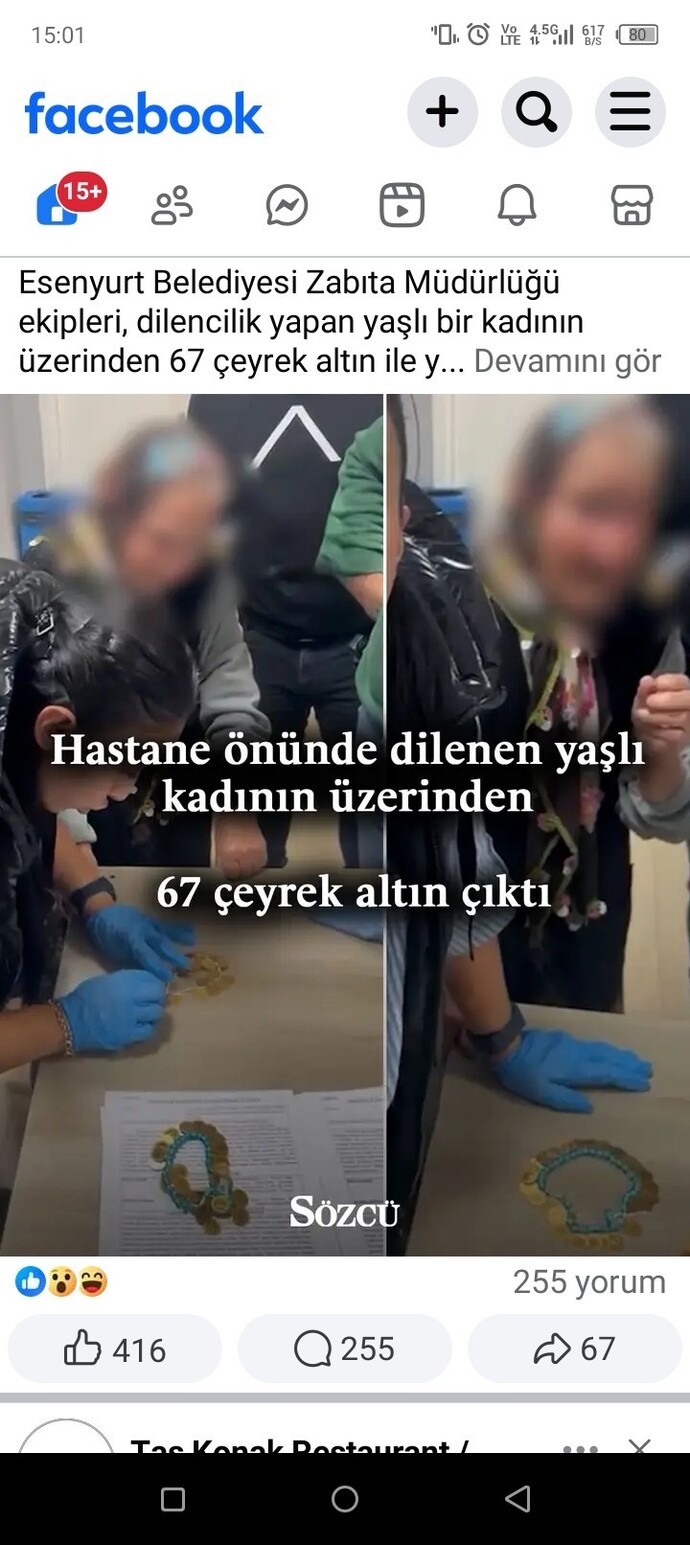 Dilencilere para veriyoruz mu?