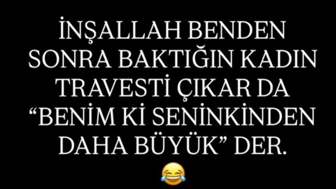 Eski sevgilinize beddua edecek olsanız bu ne olurdu?