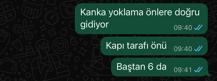 Telefonunuzda bugün ilk attığınız mesaj neydi ve kime atmıştınız?