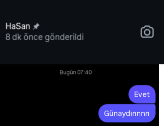 Telefonunuzda bugün ilk attığınız mesaj neydi ve kime atmıştınız?