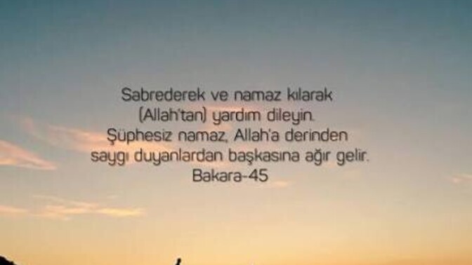 Bu aralar anlamlı buldugunuz ayet nedir?