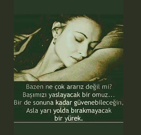 Başınızı yaslayacak bir omuz aradınız mı hiç?
