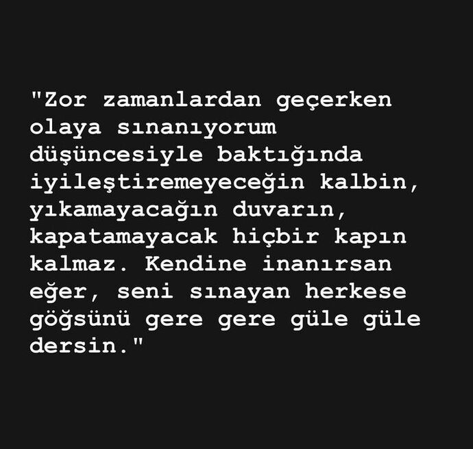 Bu sıralar ne ile sınanıyorsunuz?