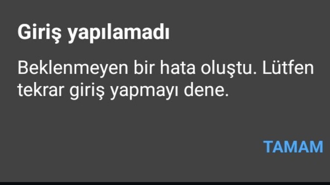 Instagram'da giriş yaparken bu bildirim çıkıyor neden?
