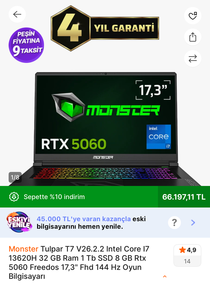 Bunu aldım sizce iyi mi? Exocad ve oyun için kullanıcam.