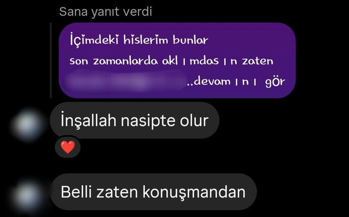 Nasibim olması için?