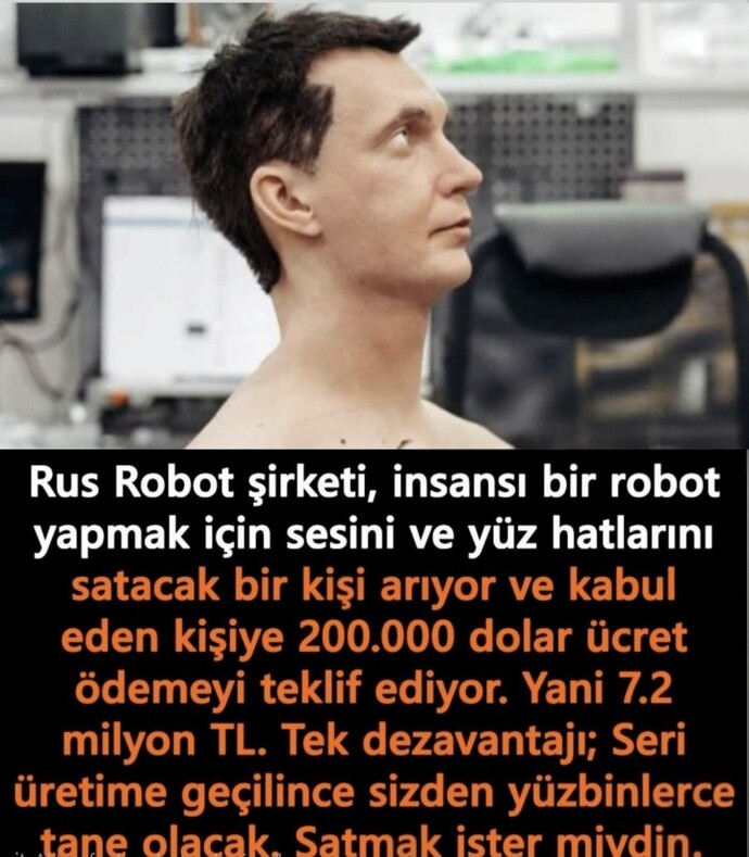 Kaç paraya sesinizi ve yüzünüzü klonlatır mısınız?