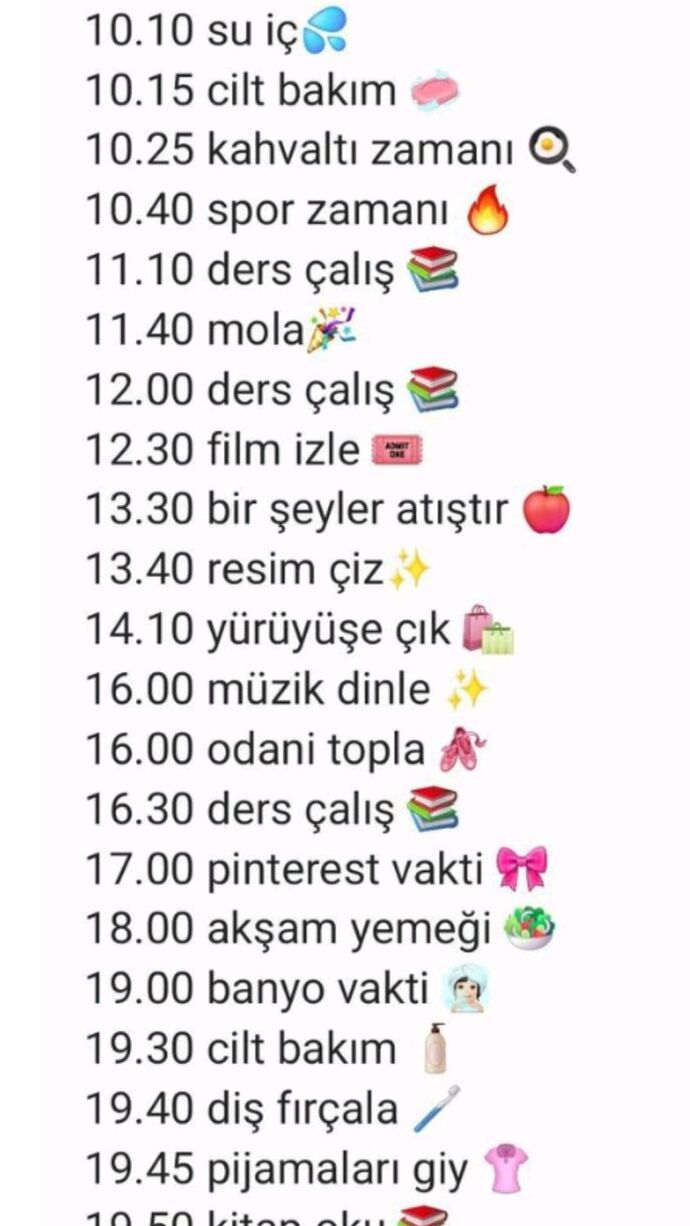 Her gün düzenli yaptığımız rutinleriniz var mı?