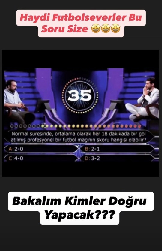Kimler bu soruya doğru cevap verebilir?