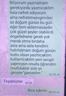 Al datan her kim olursa olsun. KADIN ya da  ERKEK. son bir mesajı atacak kadar da düşer mi sin?