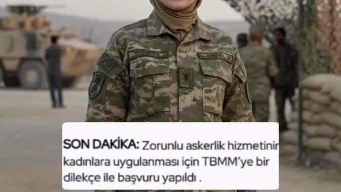 Zorunlu askerliğin kadınlara da olması meclise taşındı. Askerlikte bizde olmalı mı?