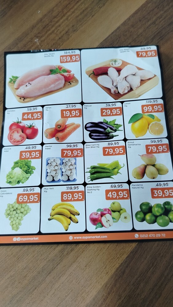 Markete gidiyorum sana ne alayım?