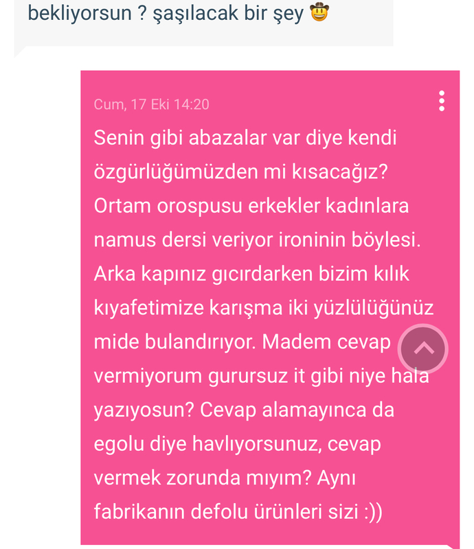 Kızlar, Erkeklerin kadınlara namus dersi vermesi sıkmadı mı?